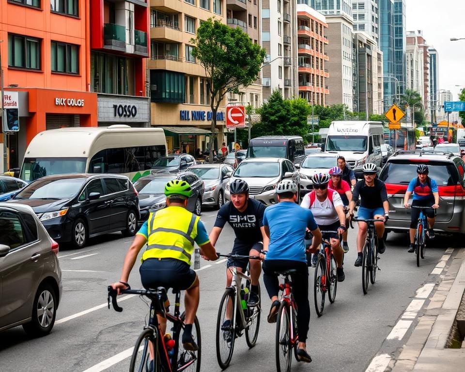 Fietsveiligheid: Hoe je veilig kunt rijden in druk verkeer