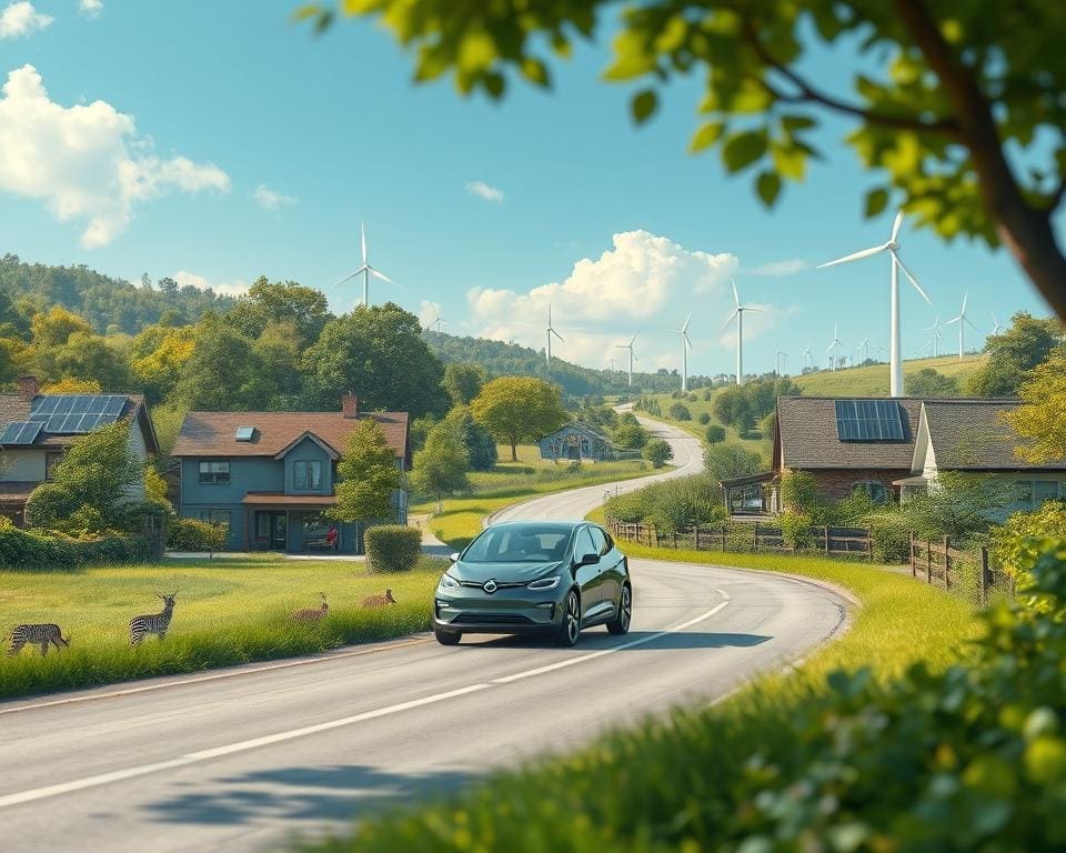 Milieuvoordelen van elektrisch rijden