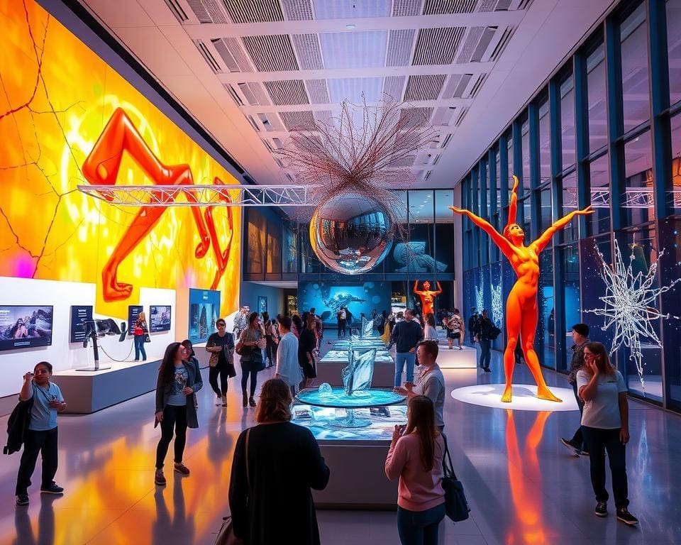 Museumbezoek vol technologische innovaties en kunst