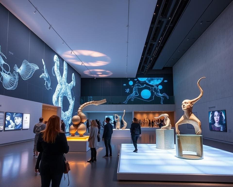 Museumtour door een tentoonstelling vol visuele innovaties