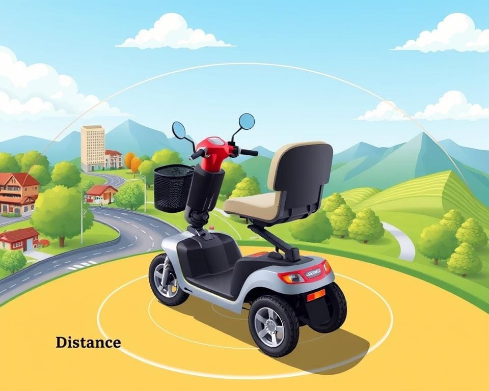 scootmobiel actieradius